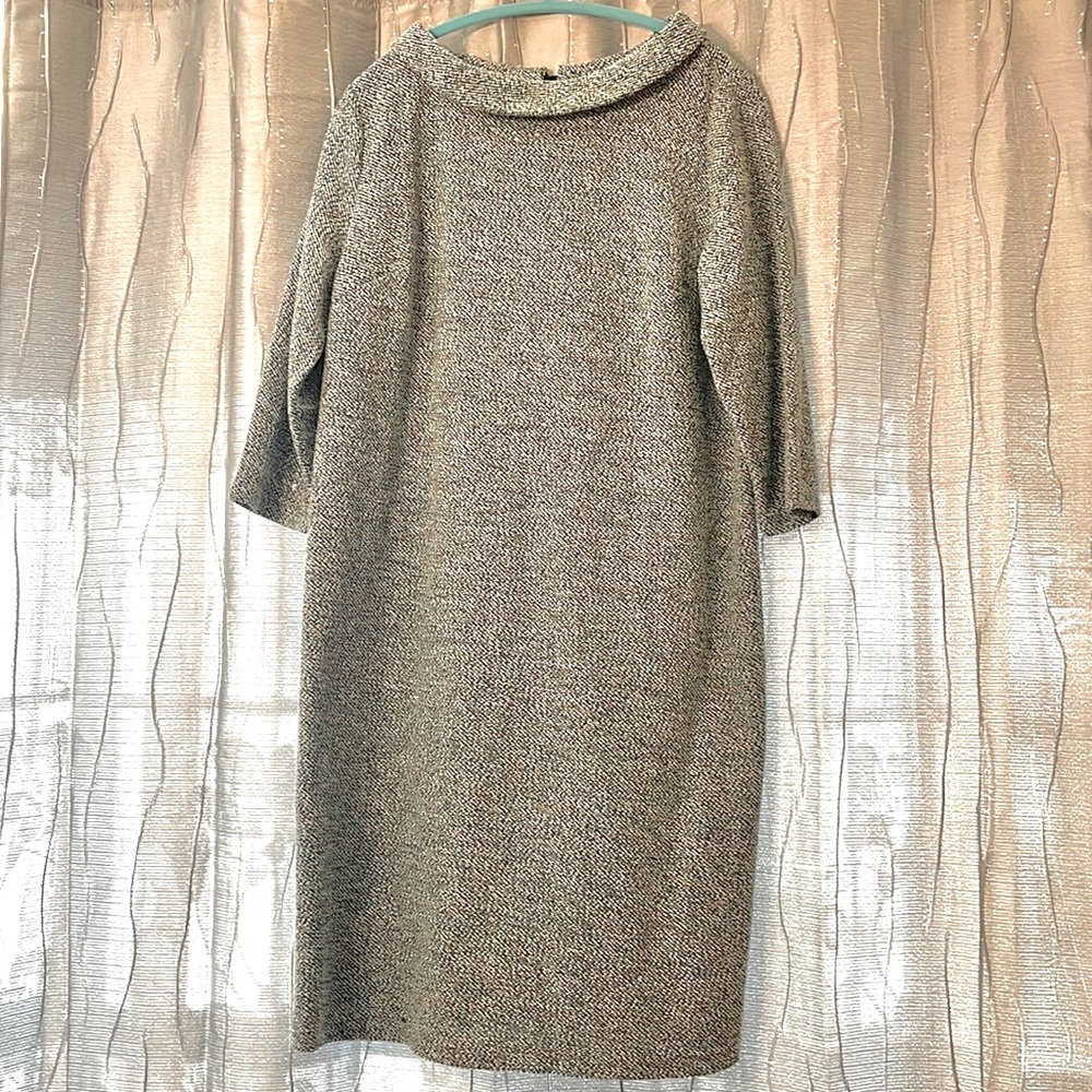 Talbots Knitted Dress with Collar Size 1X NWT